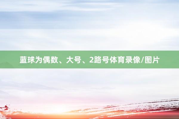 蓝球为偶数、大号、2路号体育录像/图片