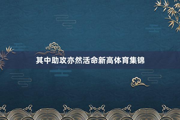 其中助攻亦然活命新高体育集锦