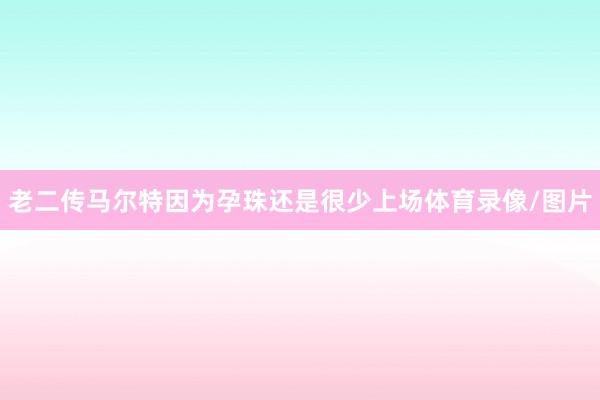老二传马尔特因为孕珠还是很少上场体育录像/图片
