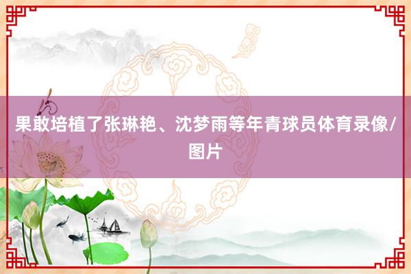 果敢培植了张琳艳、沈梦雨等年青球员体育录像/图片