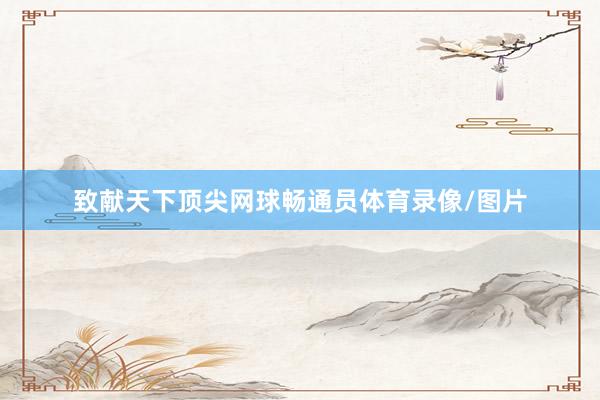 致献天下顶尖网球畅通员体育录像/图片