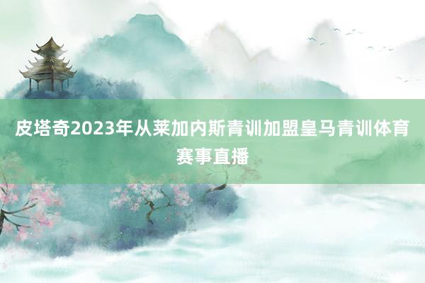 皮塔奇2023年从莱加内斯青训加盟皇马青训体育赛事直播