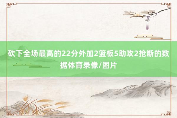砍下全场最高的22分外加2篮板5助攻2抢断的数据体育录像/图片