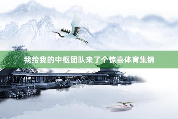 我给我的中枢团队来了个惊喜体育集锦