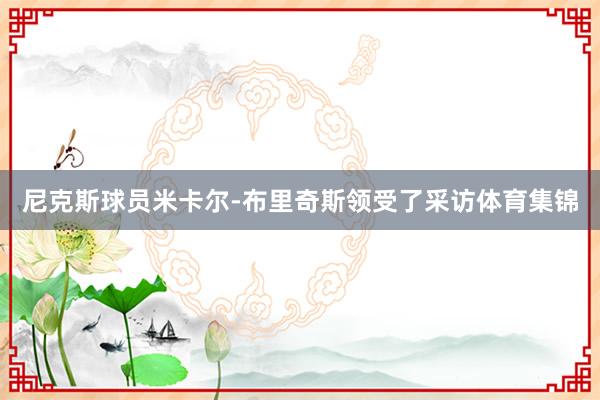尼克斯球员米卡尔-布里奇斯领受了采访体育集锦