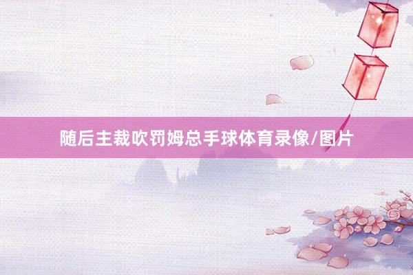 随后主裁吹罚姆总手球体育录像/图片