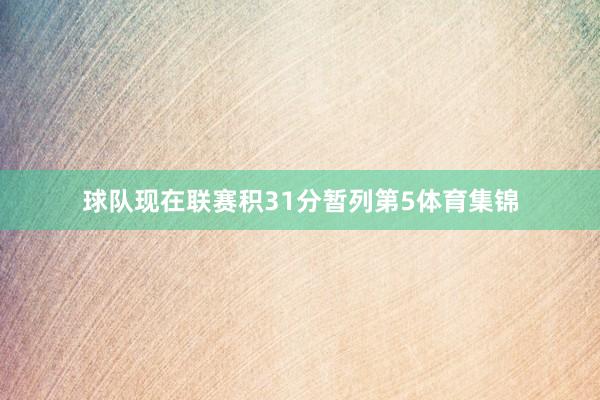 球队现在联赛积31分暂列第5体育集锦