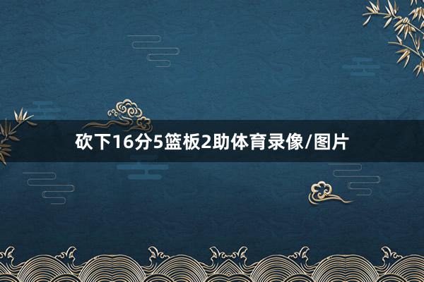 砍下16分5篮板2助体育录像/图片