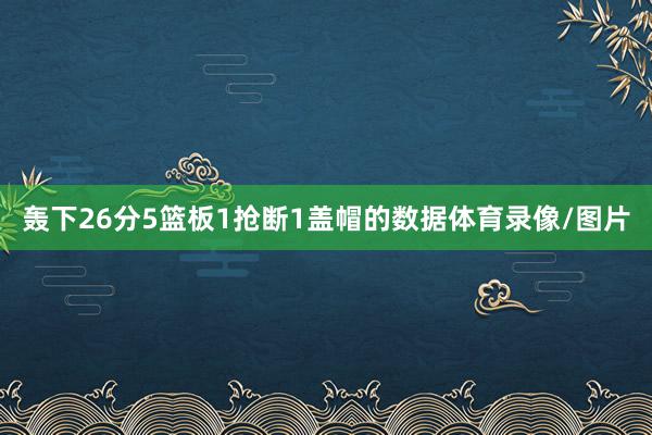 轰下26分5篮板1抢断1盖帽的数据体育录像/图片